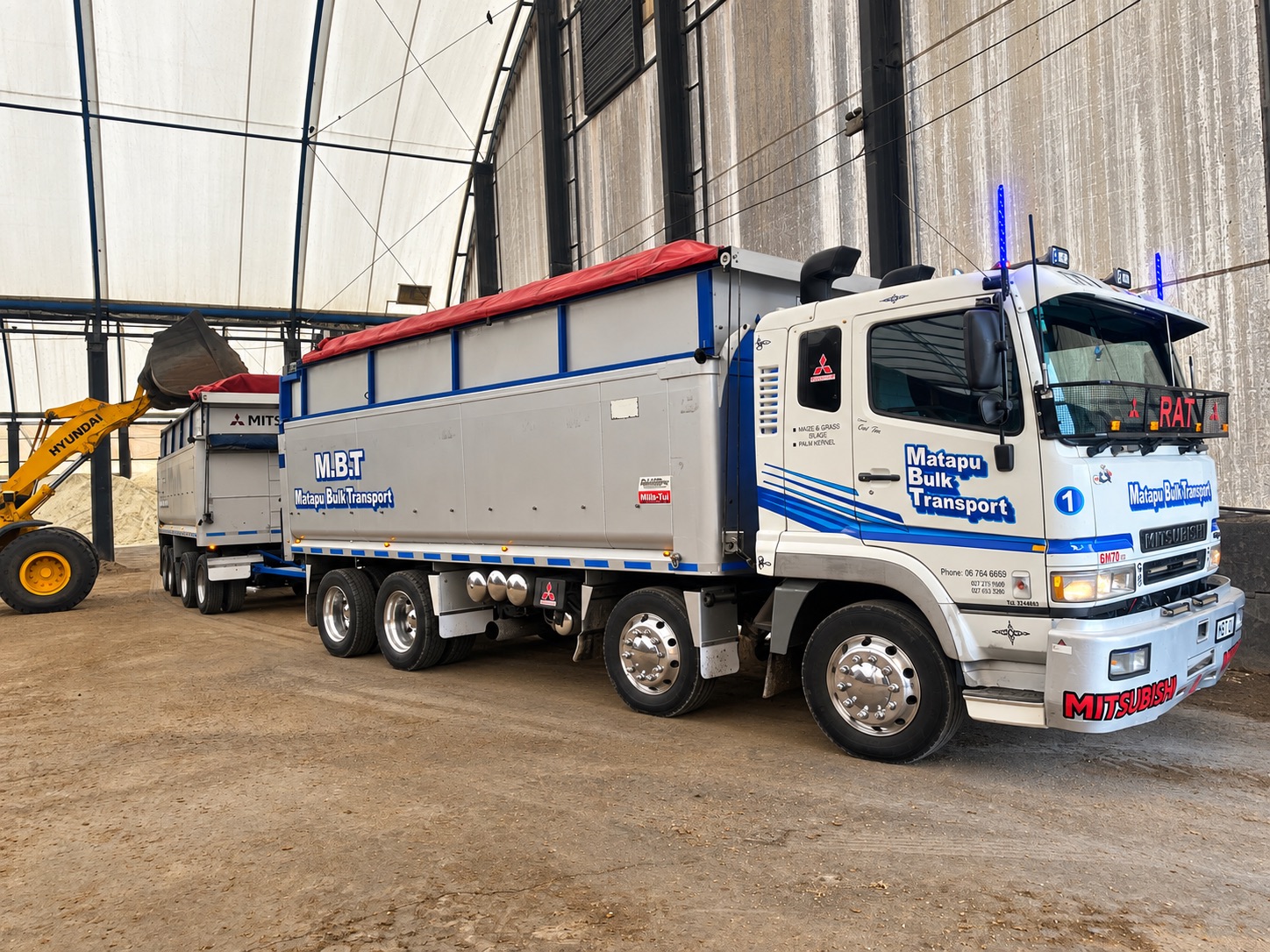 Bulk delivery by Matapu Bulk Transport
